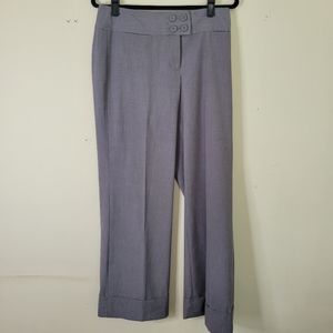 {3/$20} Ann Taylor Loft Gray Wide Leg Trousers